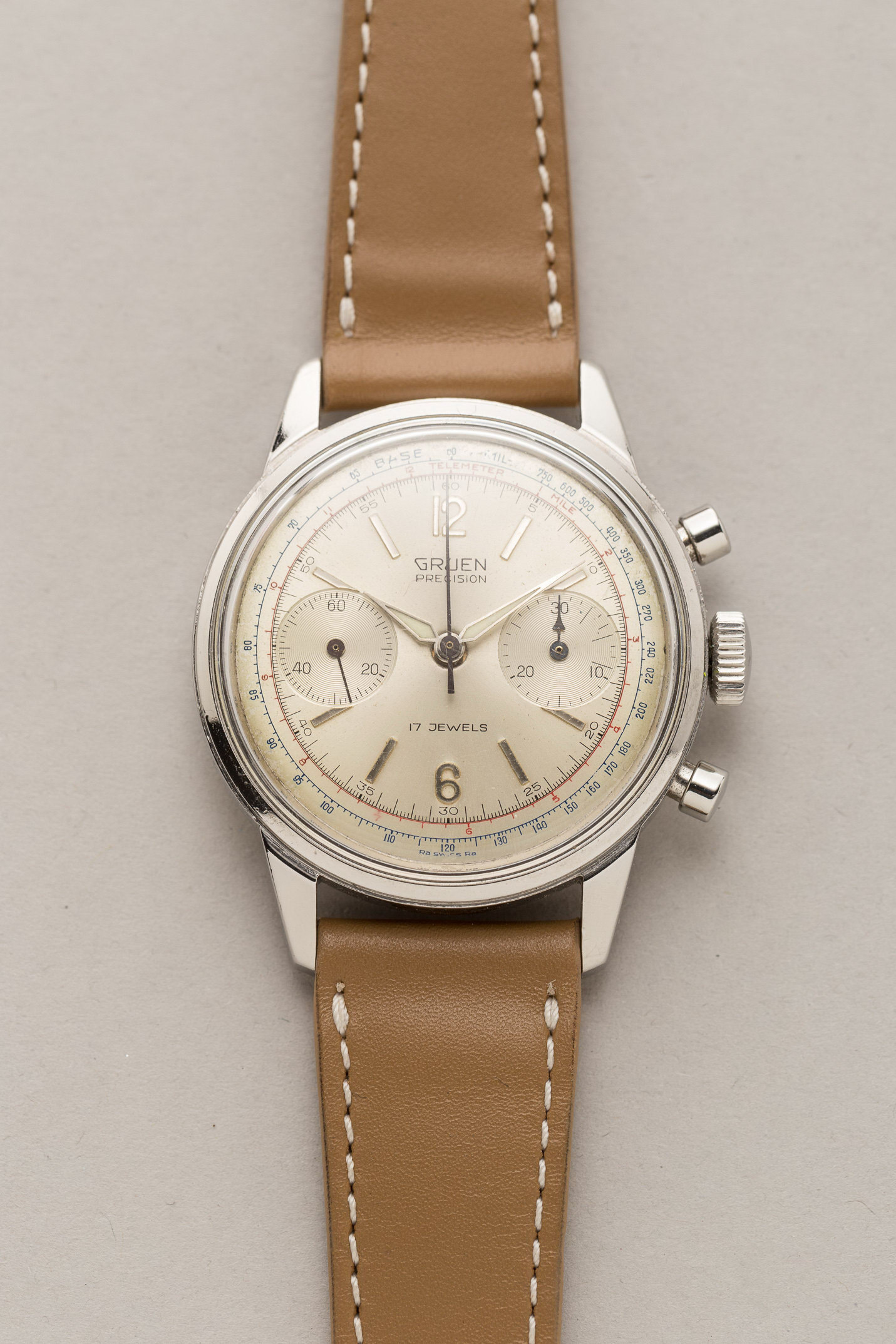 Gruen Precision Vintage Chronograph 770R Shuck the Oyster Vintage Watches