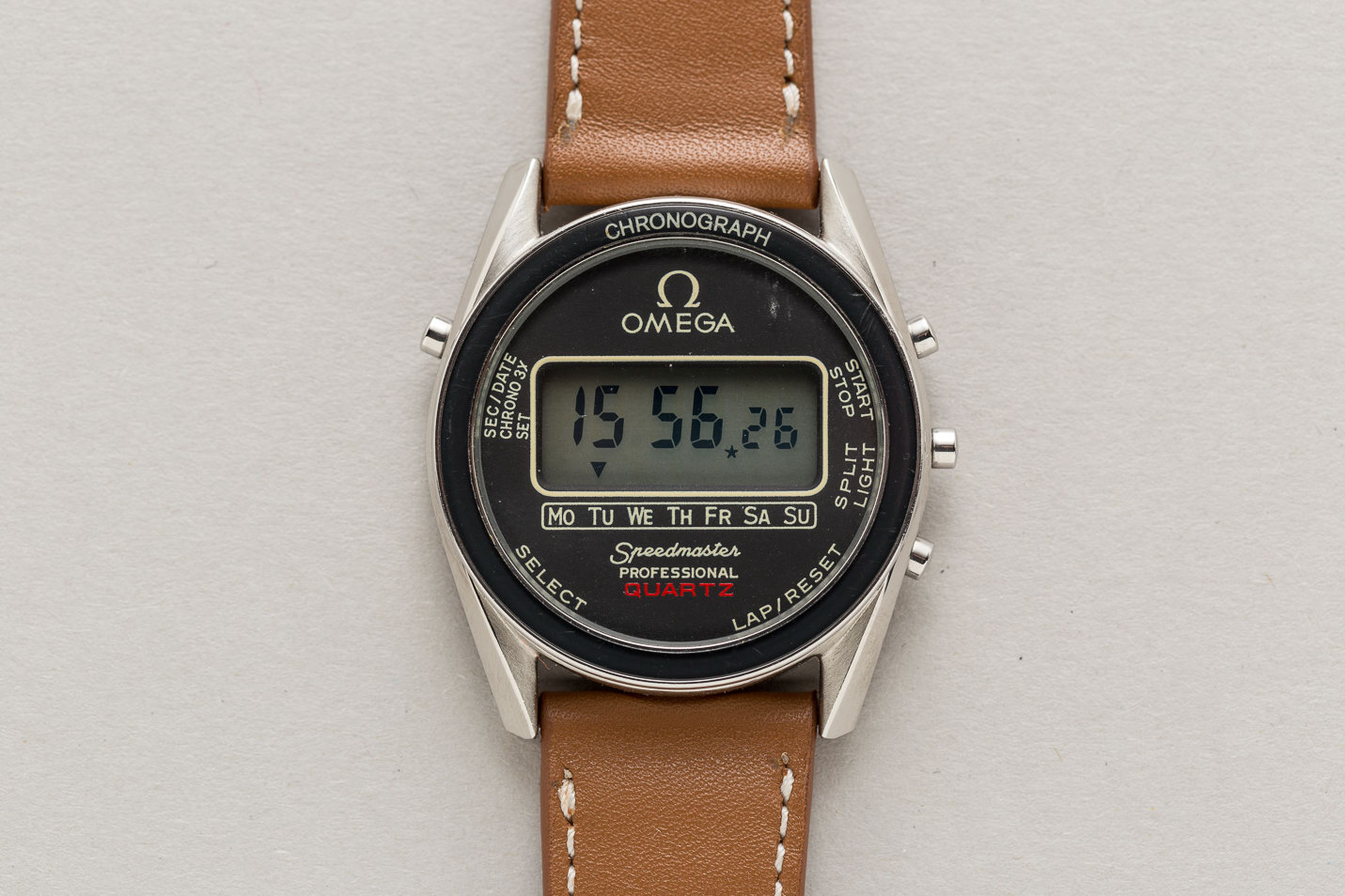 omega digital watch vintage