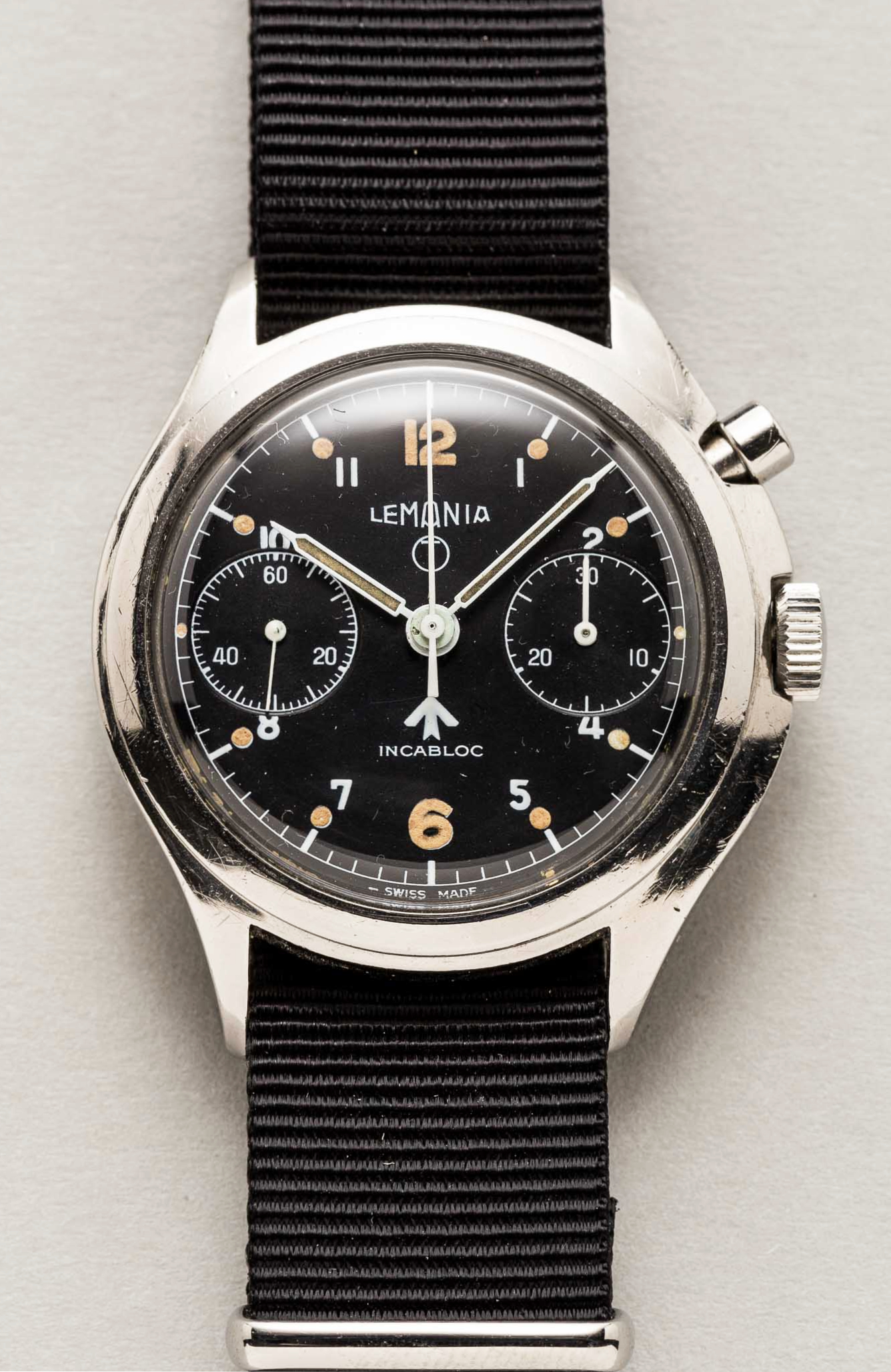 Lemania RAF Vintage Military Chronograph - Shuck the Oyster Vintage Watches